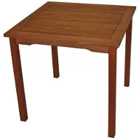 Freital Handels GmbH Gartentisch 75 x 75 x 75 cm Eukalyptus Geölt