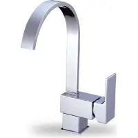HAC24 Spültischarmatur Küche silber schwenkbar | Wasserhahn Spültisch | Mischbatterie Armatur Spüle | Einhand Küchenarmatur | Einhandmischer Küchenspüle