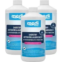 MediPOOL Sauerstoff Aktivator und Algenschutz 3x 1 L