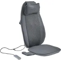 Vente-unique Shiatsu-Massagesitz in grauem Kunstleder - APASIA