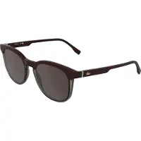 Lacoste L6073S Burgundy/ transparent grey 52/19/145 Herren Sonnenbrillen