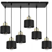 Light11 HOME Moderne Deckenhängelampe Schwarze Led-Lampe