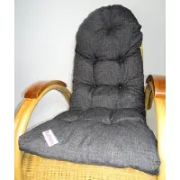 Rattani Auflage/Polster für Schaukelstuhl, Liegestuhl, Ersatzpolster Gr. 130 x 50 x 12 cm, Stoff Nuevo Loneta - EU