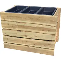 Tetzner & Jentzsch T&J HERLEV-Hochbeet B 104 x T 64 x H 80 cm