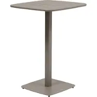 Hespéride Garten-hochtisch 2-sitzer alegoria 70x70cm kaffee -
