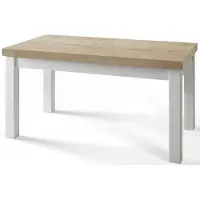 Alpi Möbel Rechteckiger Esstisch Ausziehbar, Moderner Wohnzimmertisch 160–210 cm, Tisch mit Holzbeinen stabile Konstruktion, Halifax, Kollektion Classico
