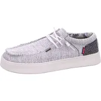 Fusion Herren Slipper Weiß Gr. 40 ultra flexibel