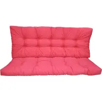 Rattani Premium Kissen , Polster für Hollywoodschaukel , Gartenschaukel , Gartenbank B 140 cm , Fb. Colore rosa antico (alt rosa)