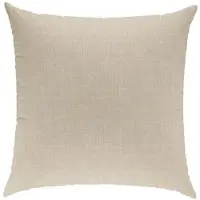 Sunnypillow Dekokissen für Gartenmöbel, Palettenmöbel - Deko Kissen mit Reißverschluss 40 x 40 cm - Sofakissen mit Füllkissen - Kissen für Couch - Bequeme Zierkissen Cremefarben