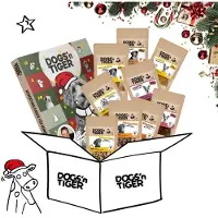 Dogs'n Tiger Dogs’n Tiger – Guido Maria Kretschmer Weihnachts-Snack-Box für Hunde | Natürliche Premium-Snacks aus 85 % Fleisch, ohne Getreide & Zucker