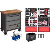 Vigor Mobile Werkbank Series XL mit Spezialwerkzeug Sortiment V7026N-2 77-teilig