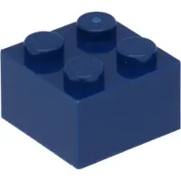 LEGO 2x2 Stein 3003 - 250 Stück Dunkelblau
