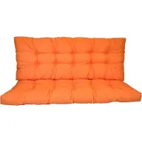 Rattani Premium Kissen , Polster für Hollywoodschaukel , Gartenschaukel , Gartenbank B 180 cm , Fb. Colore arancione (orange)
