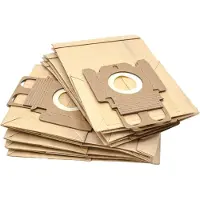 VHBW 10x Staubbeutel kompatibel mit Miele Senator G, C, 1300, Plus, Parquet Staubsauger - Typ K 20,9cm x 13cm Sandfarben