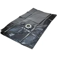 VHBW 5x Entsorgungsbeutel Ersatz für Starmix FBPE 25-35 für Staubsauger - 34,4cm x 23,5cm Schwarz