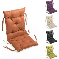 Sunnypillow Bankauflage Stuhlkissen Bankkissen 40 x 40 x 40 cm Sitzkissen und Rückenkissen für Hollywoodschaukel Polsterauflage Auflage - Orange