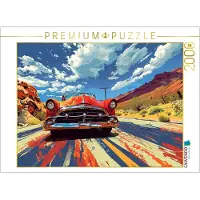 CALVENDO Puzzle Die endlose Autobahn ruft | 2000 Teile Lege-Größe 90x67cm Foto-Puzzle für glückliche Stunden