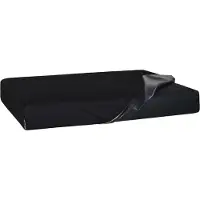 Tierlando Quick-Cover MEDIC UNI Matratzenschoner CARLOS 80 100 120 150 cm 5-7cm hoch - Matratzengröße: 80x60cm | Farbe: 03 Schwarz