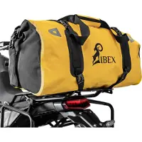 Zieger Gepäckbrücke kompatibel mit BMW F 650 GS Twin inkl. Erhöhungset Schwarz mit Schnorr Hecktasche in Gelb
