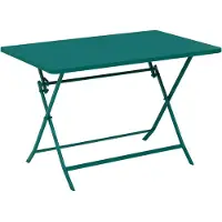 Hespéride Gartentisch 4-sitzer greensboro klappbar 110x70cm opalgrün -