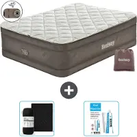 Bestway Luftmatratze - 2-Personen - 152 x 203 x 51 cm - Braun - Inklusive Zubehör