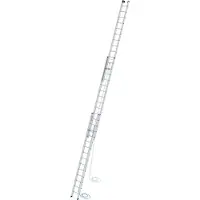 Proregal Sprossen-Seilzugleiter 3-teilig ohne Traverse 3x16 Sprossen