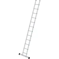 Proregal Sprossen-Anlegeleiter 350 mm breit mit Standard-Traverse 12 Sprossen
