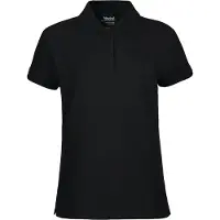 Neutral O22980 | Damen Classic Polo / 100% Fairtrade-Baumwolle - Farbe: Black - Größe: L