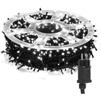Peviasot LED Lichterkette 200M 1000LEDs IP44 mit 8 Modi für Innen Weihnachten Party Garten Bedienung Funkelnder Sterneffekt Deko Kaltweiß