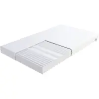 FDM Matratze 100x200 cm orthopädisch 7 Zonen Kaltschaum HR-Schaum H3 H4 ca. 12 cm Höhe atmungsaktiv Bezug waschbar für Allergiker geeignet COMFORT DUO