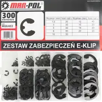 Mar-pol E-Clip Sicherheitsset 300 Clipringe