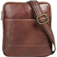 Piké Umhängetasche echt Leder, Made in Italy