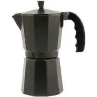 Orbegozo KFN 610, Mokka-Kanne, Schwarz, Aluminium, 6 Tassen