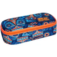 Sonstiges COOLPACK Mäppchen Federmäppchen Schülermäppchen Schule Aztec Blue, C62189 für Mädchen Jungen Teenager Jugendliche