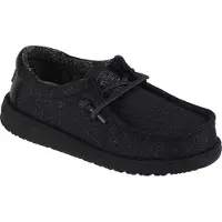 HEY DUDE Wally Youth Basic 40041-001, Sneaker, für Jungen, Schwarz, Größe: 31