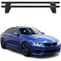 Menabo Dachträger für BMW 4er F36 Gran Coupe 2014-2020 75kg Alu Schwarz 2x