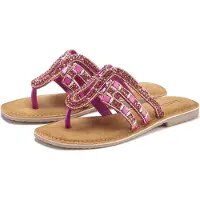 Vivance Zehentrenner Sommerschuh, Pantolette, Mule, offener Schuh, pink Größe 36