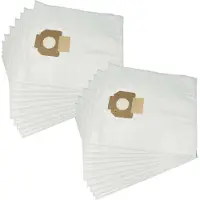 VHBW 20x Staubbeutel kompatibel mit Nilfisk Alto Attix 30, Attix 30-01, Attix 30-01 PC, Attix 30-11 PC Staubsauger - 49,2cm x 37,5cm Weiß