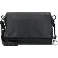 L.credi Umhängetasche Silke Flapbag Schwarz