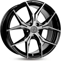 KESKIN 19 Zoll KESKIN KT19 5x112 ET45 Alufelgen BLACK FRONT POLISH