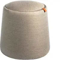 ANGEL CERDA SL Angel Cerdá Hocker aus grauem Stoff 5073