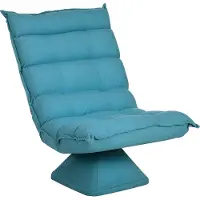 HOMCOM Bodenstuhl Bodensofa mit Verstellbarer Rückenlehne für Wohnzimmer, Büro