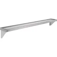 Kwc AR Ablage, SATURN, Edelstahl, 2100x138x142 mm, Aufputz
