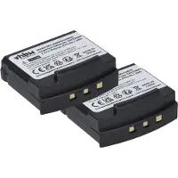 VHBW 2x Akku Ersatz für Amplicomms 93ITV24BAT für Wireless Headset Kopfhörer (270 mAh, 3,7 V, Li-Polymer)