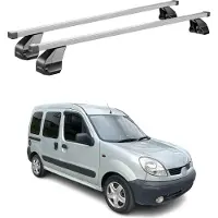Menabo Dachträger für Renault Kangoo Express 1997-2007 75kg Stahl Silber 2x