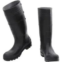 vidaXL Gummistiefel Schwarz Größe 42 PVC