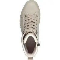 Tamaris Damen Schnürboot Stiefelette Schnürung Profilsohle 1-25226-43, Größe:38 EU, Farbe:Beige