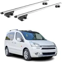 Aurilis Dachträger Grundtäger für Citroen Berlingo 2008-2018 90kg Alu Silber 2 tlg ABE