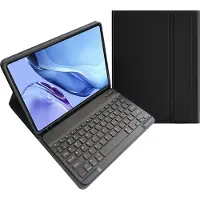 Mobigear Keys Samsung Galaxy Tab S10 Ultra Hülle QWERTY Bluetooth Tastatur Klapphülle + Stifthalter - Schwarz
