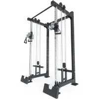 ATLETICA R8-Nitro Dual Pulley | Stand-alone | 2 Kabelzugstationen mit Rudereinheit inkl. Fußstützen | 177x120 cm Grundfläche | 143 kg schwer